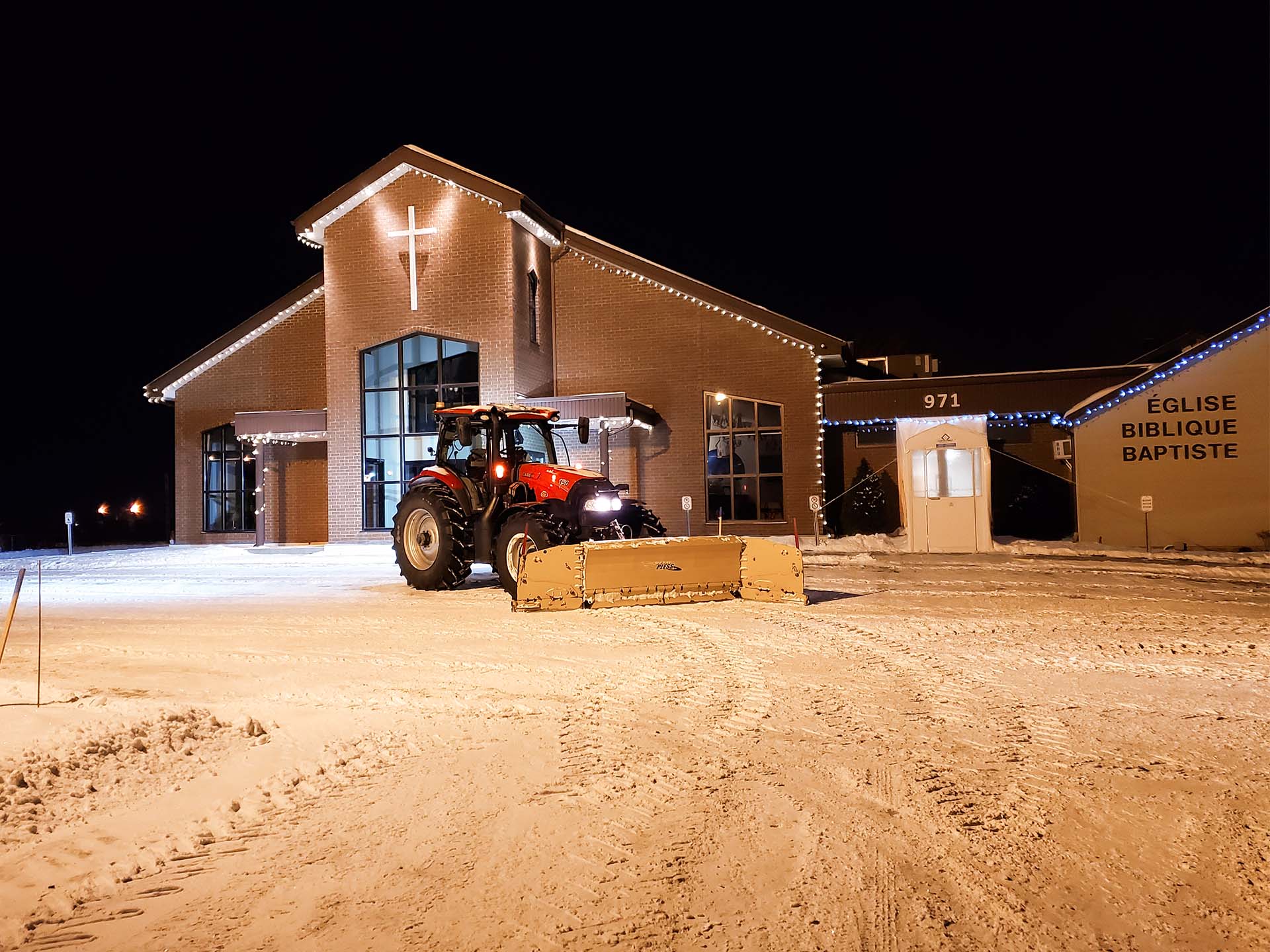 Déneigement commercial